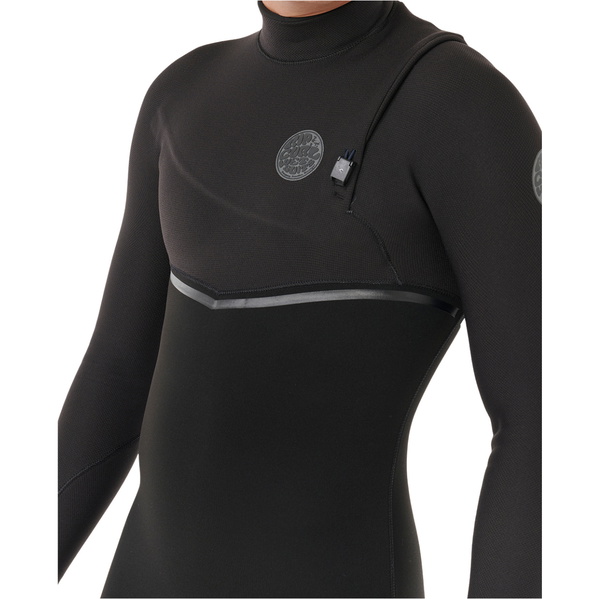 2026 Rip Curl E-Bomb 5/3mm Zip Free Våddragt 17KMFS - Til Mænd Black